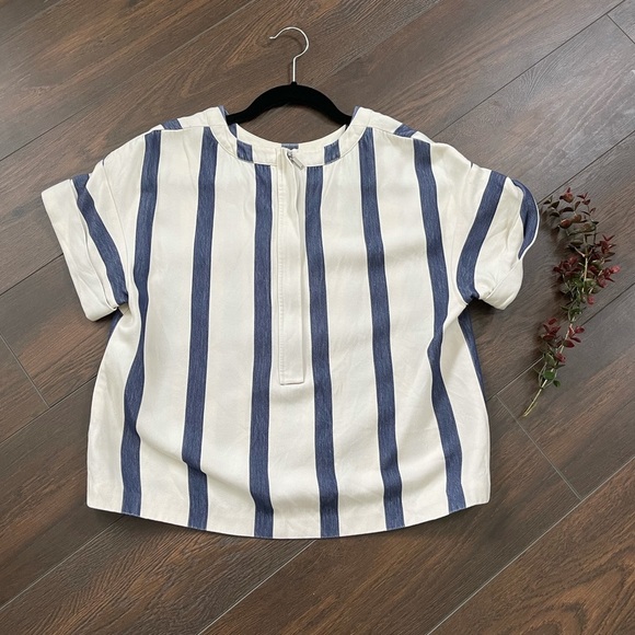 Gray Jason Wu striped box tee - Picture 4 of 8